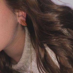 Handmade clay earrings